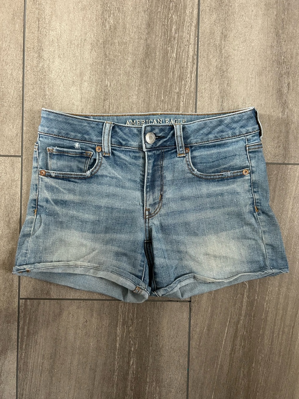 American Eagle Outfitters Super Super Stretch Jean Shorts - Size 6